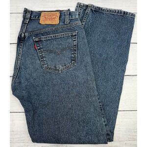 Vintage Levis 501 Jeans Mens 34x32 (31x30) Blue Denim Button Fly Made in USA